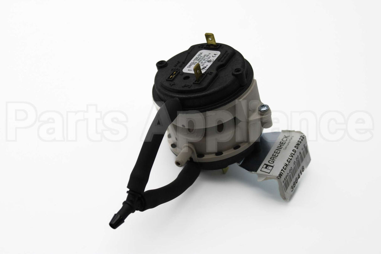 386418 Greenheck Air Pressure Switch Dual