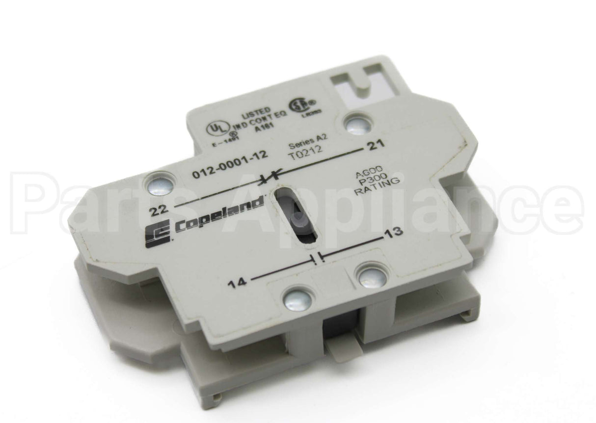 912-0001-12 Copeland 1 No/1 Nc Auxilliary Contact