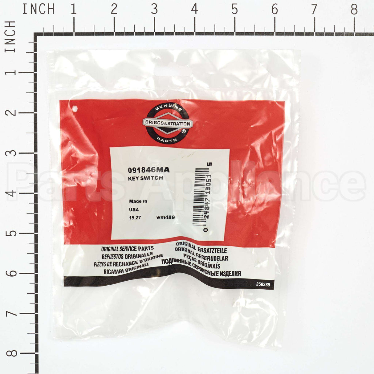 91846MA Briggs & Stratton Key Switch