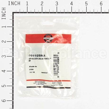 91925MA Briggs & Stratton Spacer-Bearing-P/M