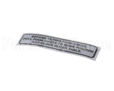 920196 Globe Carriage Tilt Label