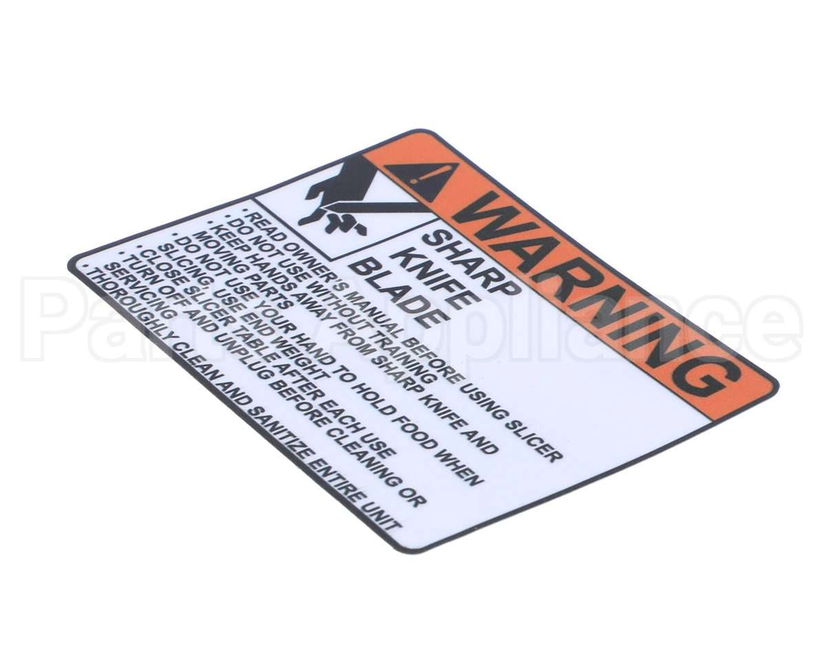 920200 Globe Warning Label - Large
