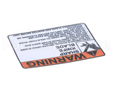 920200 Globe Warning Label - Large