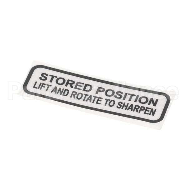 920216 Compatible Globe Sharpener Label