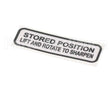 920216 Globe Sharpener Label