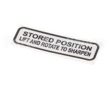 920216 Globe Sharpener Label