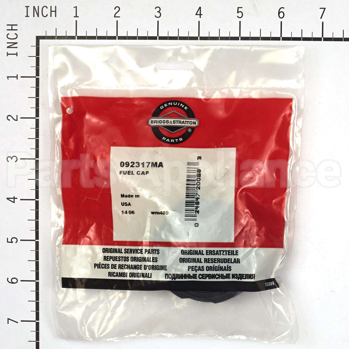 92317MA Briggs & Stratton Fuel Cap