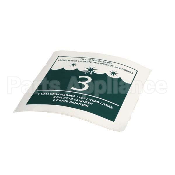 9294279 Compatible Multiplex Label "Sanitize"