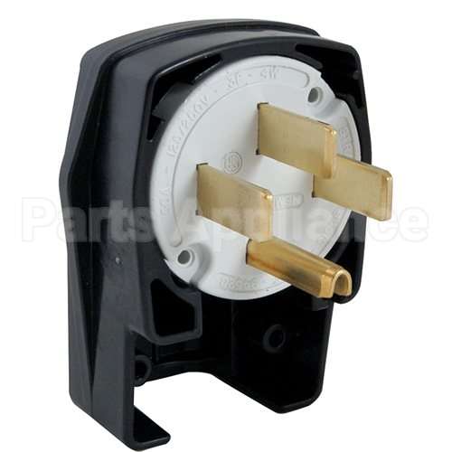 9452C Compatible Hubbell Plug, Angle, Strght Bld, 250V, 50A