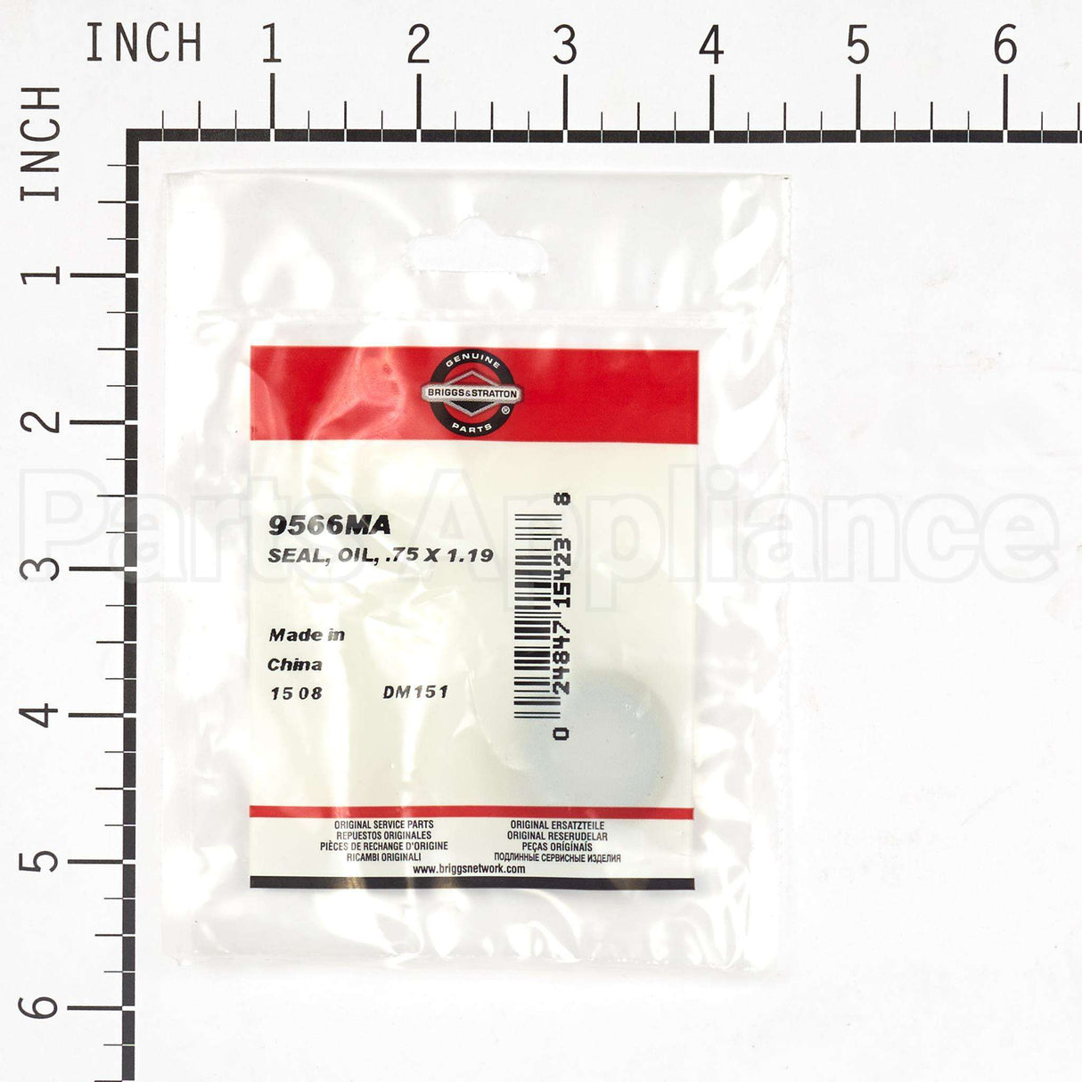 9566MA Briggs & Stratton Seal Oil .75 X 1.19