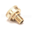 9580 Compatible Blickman Fitting, 1/4 Npt To Ght Brass