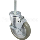 9588 Compatible Nieco Caster, Swivel, 5", 1/2-13, W/Brk