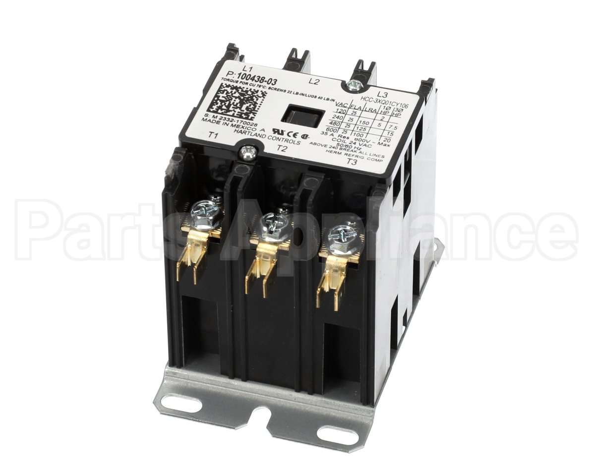 95M57 Heatcraft 24V(460V) 25Amp 3P Contactor