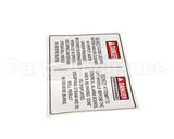 96618 Henny Penny Operation Hazard Label
