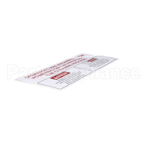 96705 Henny Penny Label-Operational Haz, Aus