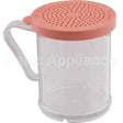 96SKRM-135 Compatible Cambro Shaker W/Med Lid -135 10 Oz Clear