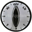 97079 Compatible Nemco Knob 2 D, Off-Lo-2-6-Hi