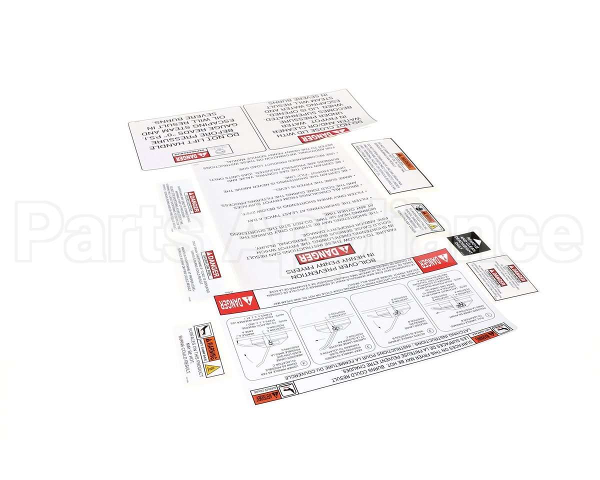 97347 Henny Penny Pfe 590 Label Kit