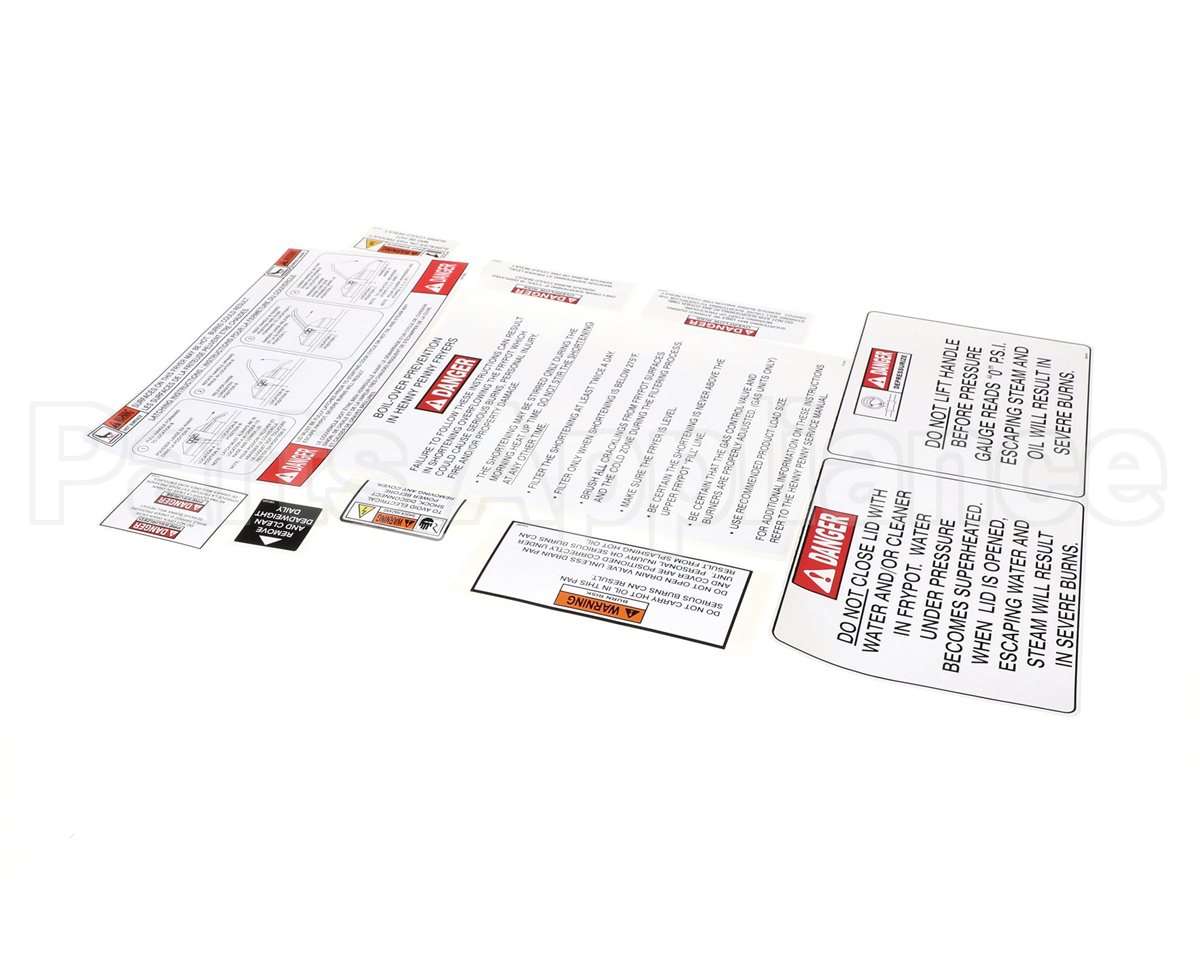 97347 Henny Penny Pfe 590 Label Kit