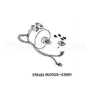 978483 Whirlpool Motor-Cond