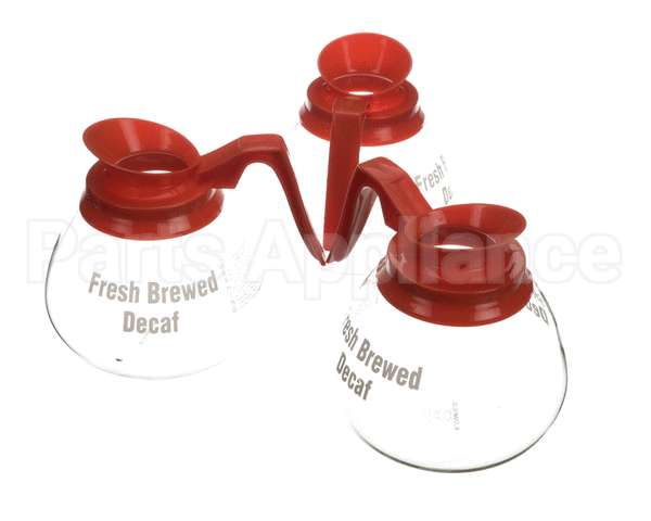 98006 Grindmaster Cecilware Decntr, Glss Dcaf 3Pk Orn