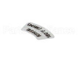 9905-002-97-62 Jackson Decal, Rinse 180F (Min)