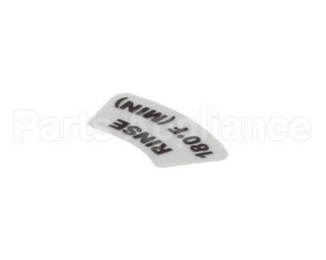 9905-002-97-62 Jackson Decal, Rinse 180F (Min)