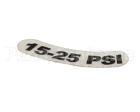 9905-002-97-74 Jackson Decal, 15-25 Psi