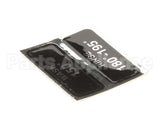 9905-100-43-21 Jackson Decal, Wash And Rinse Temperature
