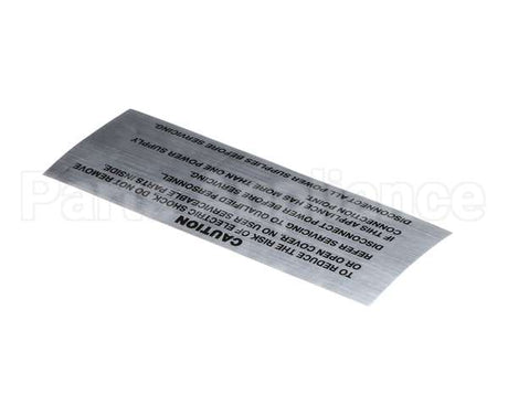 A101295 Grindmaster Cecilware Decal, Caution All Amw Equipme