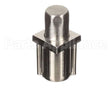 A14-0651-C Component Hardware 112" Square Stainless Steel Clad Zinc