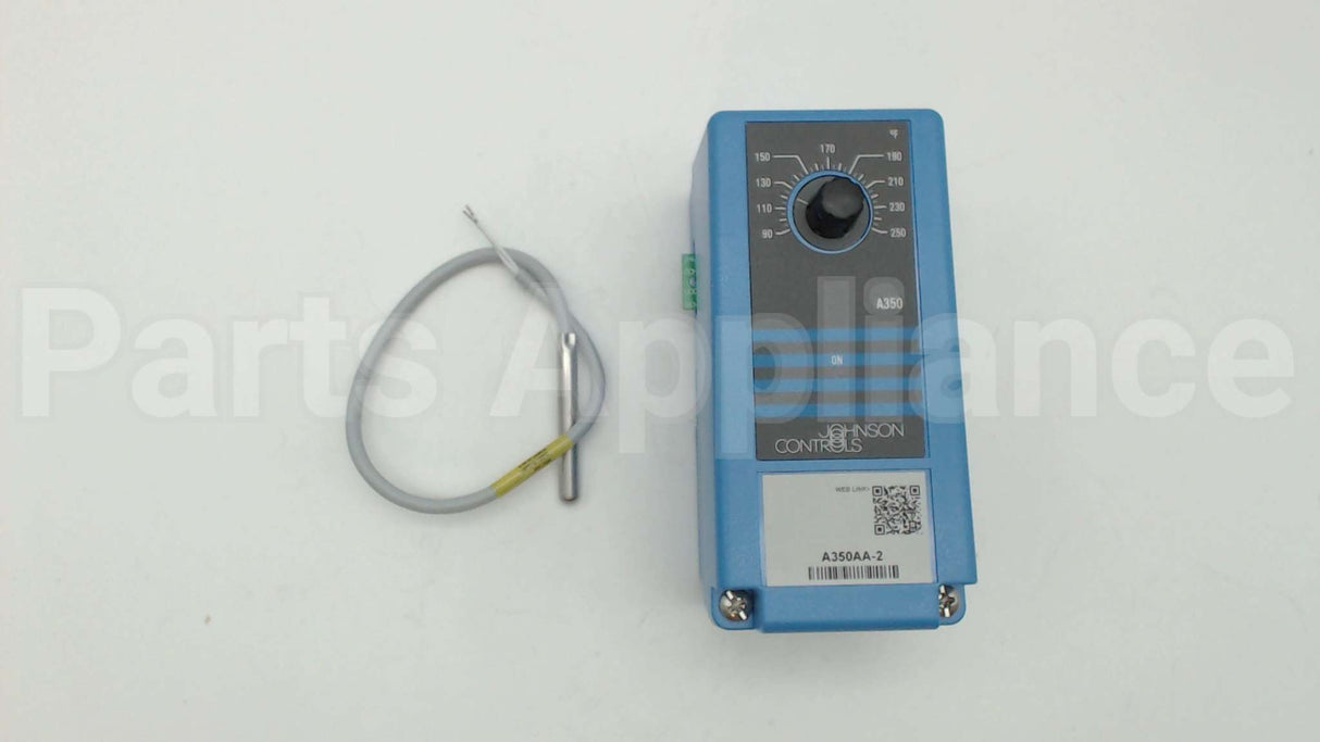 A350AA-2 Johnson Controls 90/250F Spdt 24Vw/Bulb,1/30Dif
