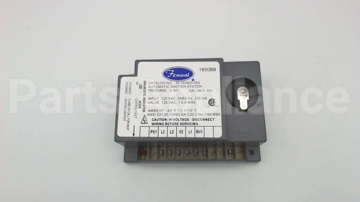35-703920-009 Fenwal 120V Dsi Board, Special