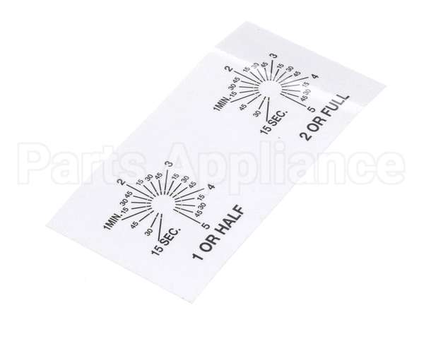 A546-111 Grindmaster Cecilware P-150A Timer Lbldecal