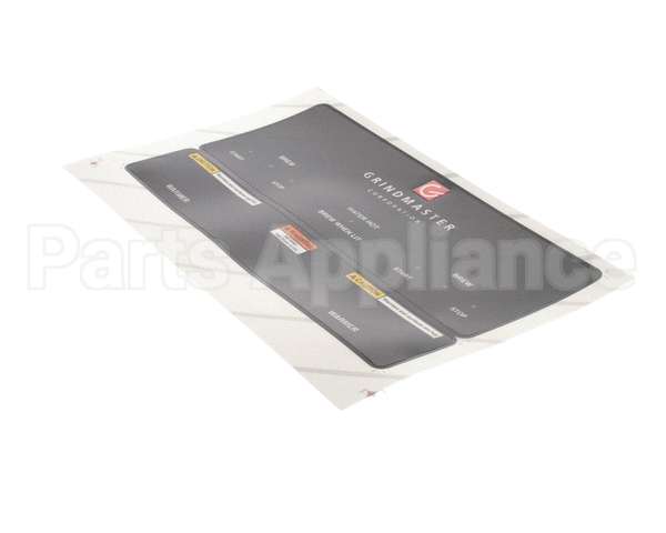 A546-129 Grindmaster Cecilware P-400 Control Panel Overlay Black