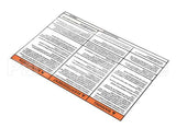 A546-214 Grindmaster Cecilware Label, Warning, Startup Instr