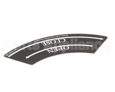 A546-393 Grindmaster Cecilware Decal,Shuttle Lid
