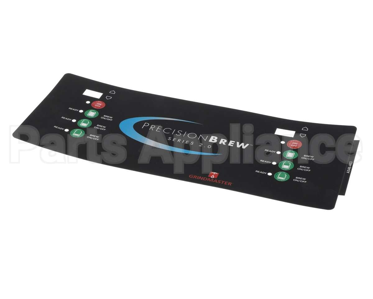 A546-463 Grindmaster Cecilware Decal, Top Panel Pb430 2Nd
