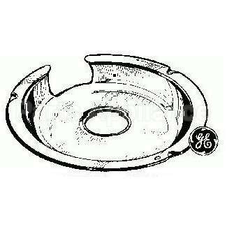 WB32X5060 GE Range 8 Drip Bowl - Gray