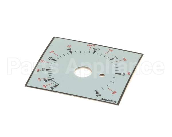A6044901 Pitco Label,Ovrelay Thermostat Bhd Dr 7,14,18