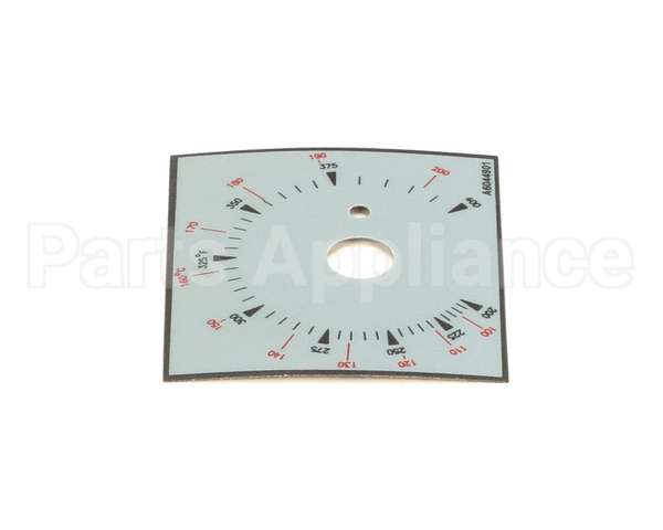 A6044901 Pitco Label,Ovrelay Thermostat Bhd Dr 7,14,18