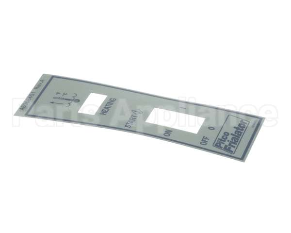 A6066401 Pitco Label,Ovly Fr Panel 7-2,7-3,7-4 Wk