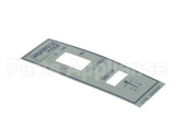 A6066401 Pitco Label,Ovly Fr Panel 7-2,7-3,7-4 Wk