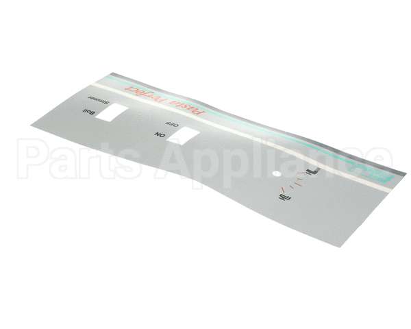 A6067201 Pitco Label,Ovrly Bezel Pg14D Man W/Fi