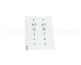 A6079001 Pitco Label,Decal Overelay Cmptr B.k.