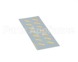 A6084501 Pitco Label,Decal Ovrly Cmptr Me,Mg14