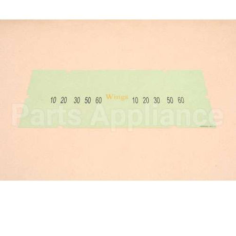 A6085502 Compatible Pitco Ovrly Hooters Wings Lbl