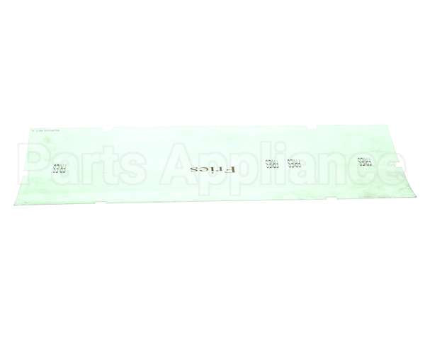 A6085503 Pitco Label,Ovrelay Hooters Fries