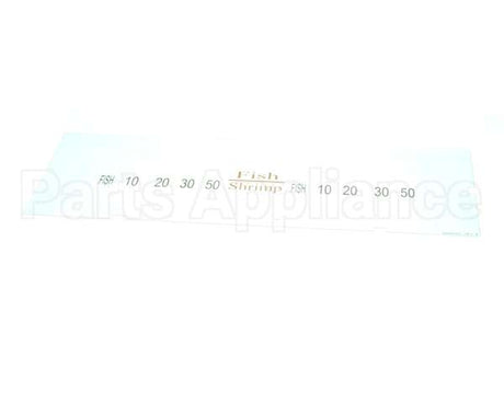 A6085505 Pitco Label,Ovrelay Hooters Fish/Shrimp