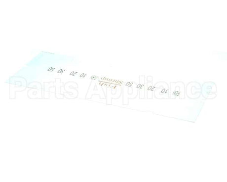 A6085505 Pitco Label,Ovrelay Hooters Fish/Shrimp